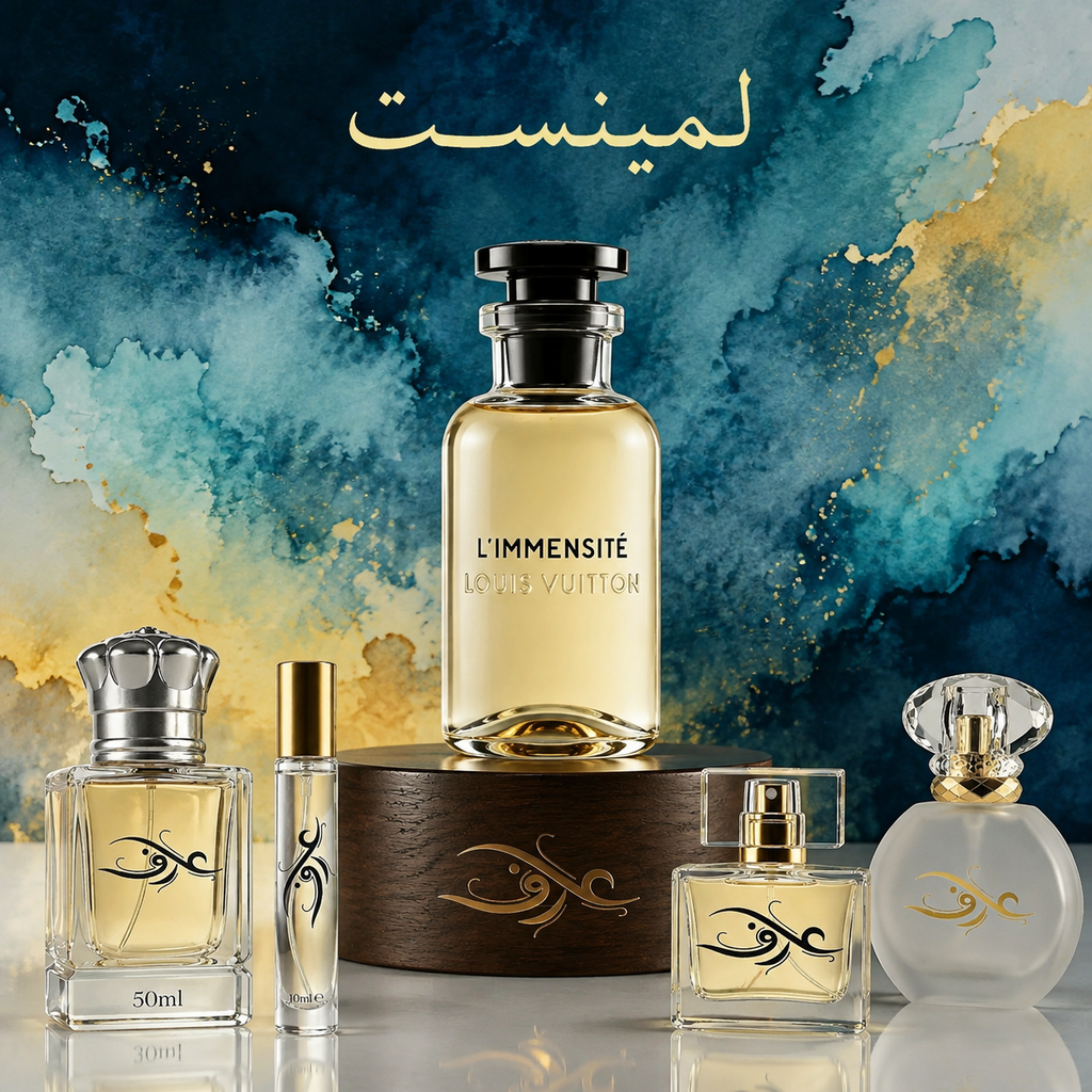 اسانس عطر لمینست (L’Immensité) لویی ویتون | ماجراجوی آزاد و بی‌قرار | رایحه‌ای برای مردی که همیشه افق تازه‌ای پیش روی خود می‌بیند