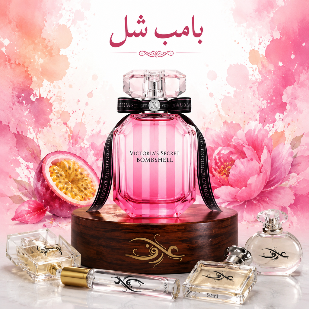 اسانس عطر بامشل (Bombshell) ویکتوریا سکرت | بانوی پرانرژی و جذاب | رایحه‌ای میوه‌ای، گل‌دار و شاداب با حسی شیرین و فریبنده