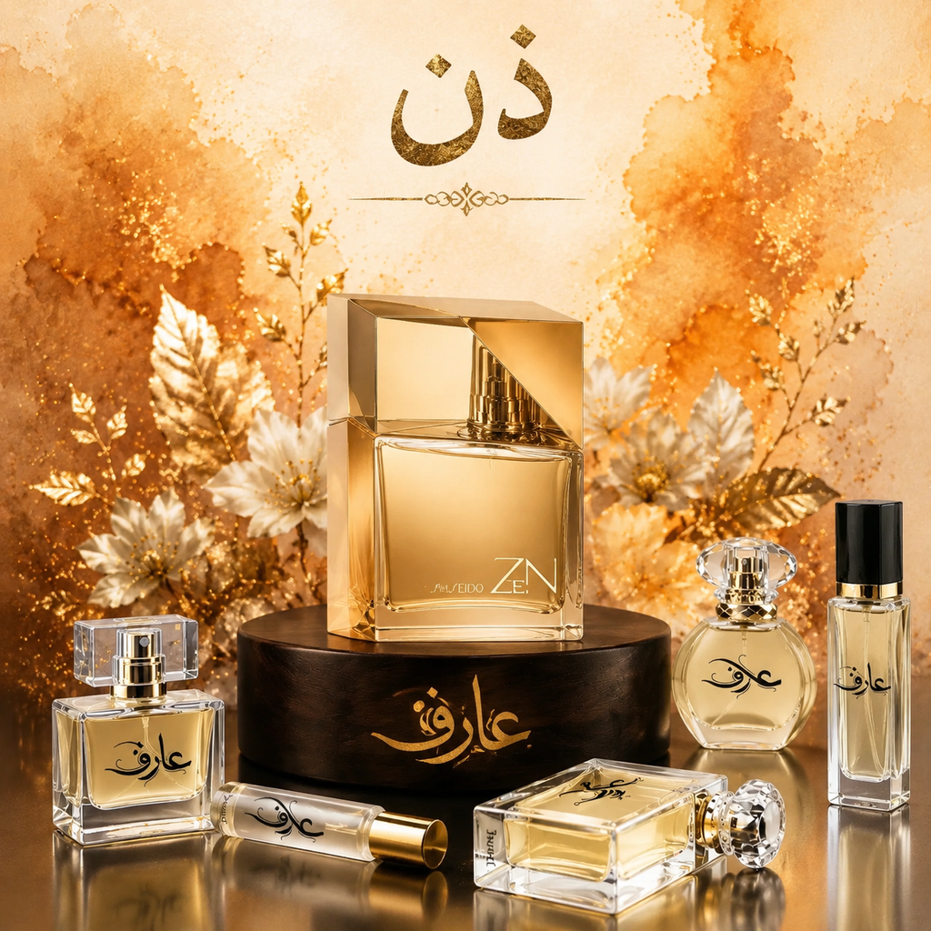 اسانس عطر زن (Zen) شیسیدو | بانوی آرام و درون‌گرا | رایحه‌ای مرکباتی، گل‌دار و چوبی با حسی تمیز، لطیف و مدرن