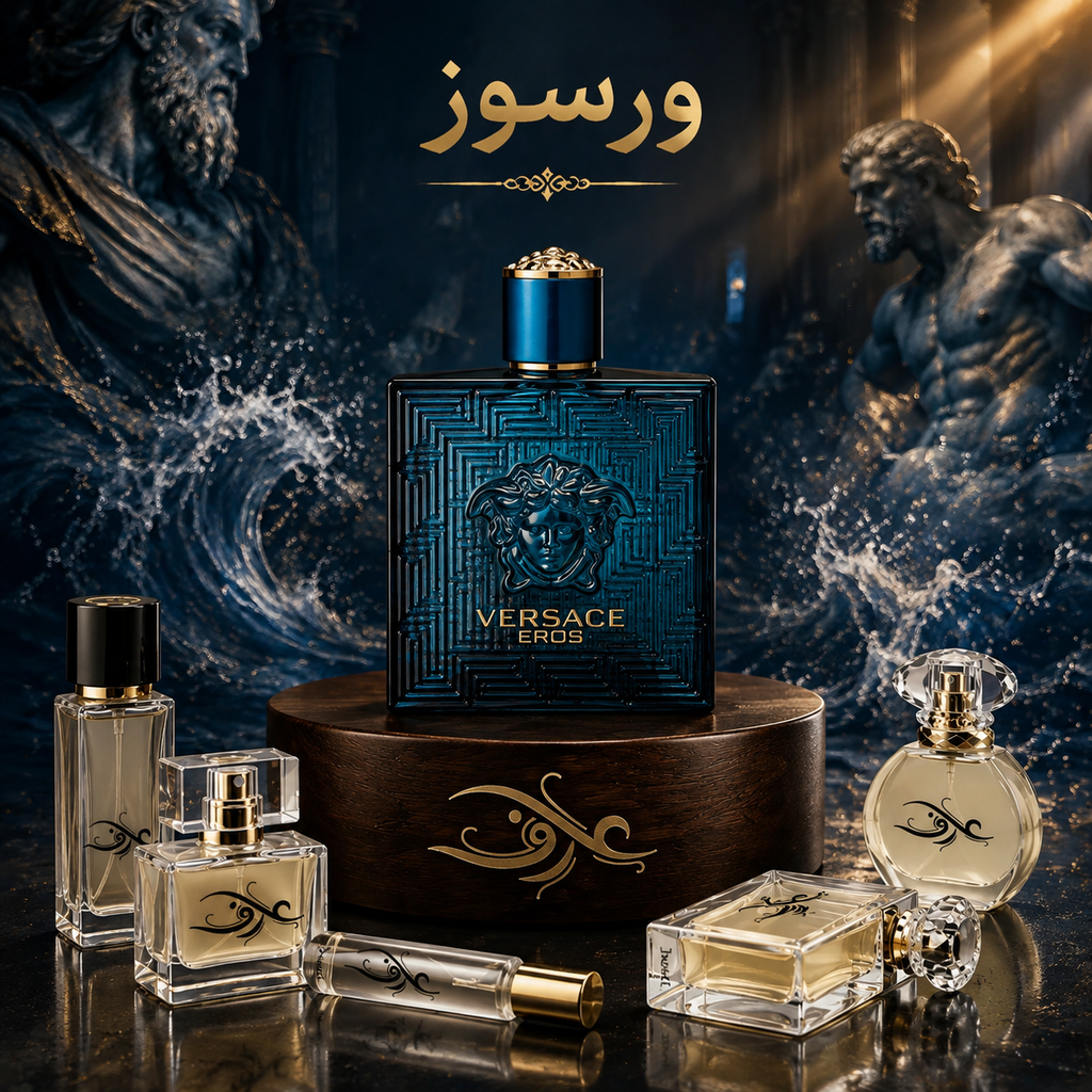 اسانس عطر ورسوز (Versus) ورساچه |  جسور و متفاوت | رایحه‌ای گل‌دار، میوه‌ای و چوبی با حسی شاداب، مدرن و اغواگر