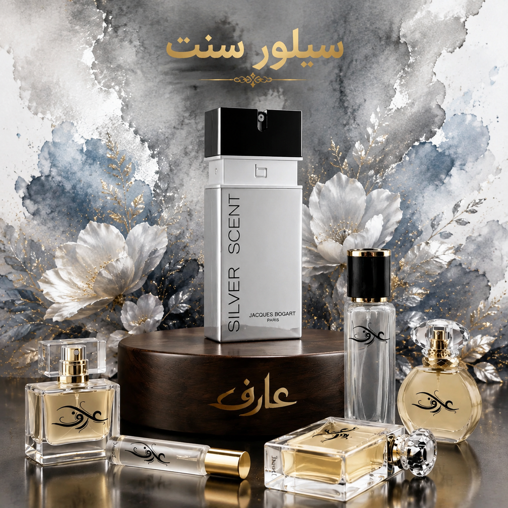 اسانس عطر سیلور سنت (Silver Scent) ژاک بوگارت | مردِ جسور و کاریزماتیک | رایحه‌ای گرم، مرکباتی و چوبی با حسی شیرین، قدرتمند و اغواگر