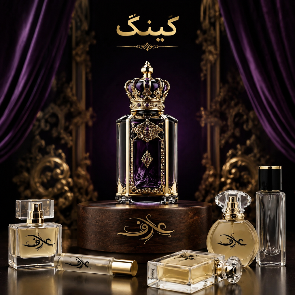 اسانس عطر کینگ (King) | مردِ مقتدر و کاریزماتیک | رایحه‌ای گرم، چوبی و ادویه‌ای با حسی لوکس، قدرتمند و باوقار