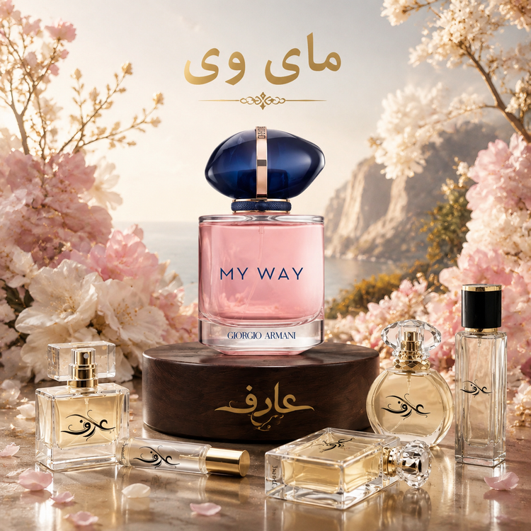 اسانس عطر مای وی (My Way) | زنِ ماجراجو و آزاداندیش | رایحهای گلدار و درخشان برای زنی که مسیر خودش را میسازد